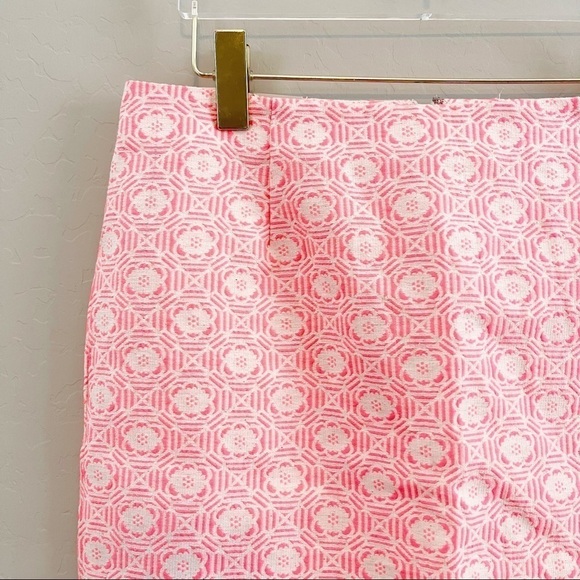 Gap Women's Neon Orange Mini Skirt Printed 8 NWT - Picture 2 of 5